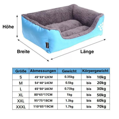 Dogostyle© Hundebett Wasserfest & Pflegeleicht
